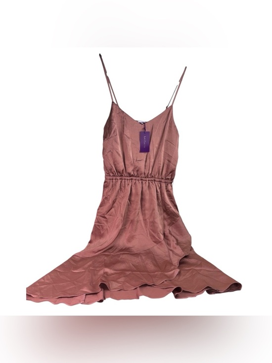 Lascana Dresses & Skirts - NWT LASCANA by VENUS Rust Satin Slip Dress with Spaghetti Straps size 2